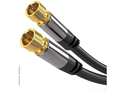 PREMIUMCORD kabel, satelitní anténní F male - F male (135 dB) 4x stíněný 5m PREMIUMCORD kabel, satelitní anténní F male - F male (135 dB) 4x stíněný 5m