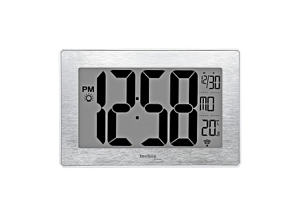 Hodiny TechnoLine WS 8019, stříbrné Hodiny TechnoLine WS 8019, stříbrné