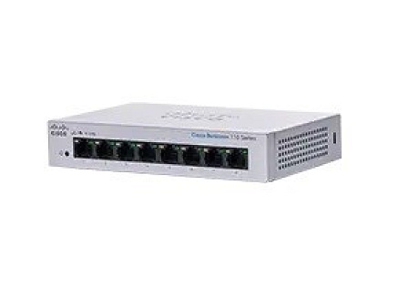 Cisco switch CBS110-8T-D (8xGbE, fanless)