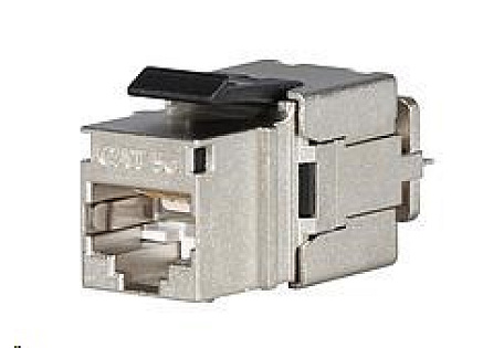 Solarix Rychlozařezávací keystone CAT5E STP RJ45 černý SXKJ-5E-STP-BK-NA pro kleště SXKJ-NA-BU