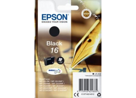 EPSON ink čer Singlepack "Pero" Black 16 DURABrite Ultra Ink