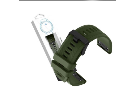 RhinoTech řemínek pro Garmin QuickFit sportovní silikonový 22mm tmavě zelený RhinoTech řemínek pro Garmin QuickFit sportovní silikonový 22mm tmavě zelený
