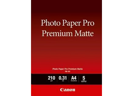 Canon fotopapír PREMIUM MATTE PM-101, A4, 20ks, 210g/m Canon fotopapír PREMIUM MATTE PM-101, A4, 20ks, 210g/m