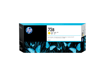 HP 728 300-ml Yellow InkCart