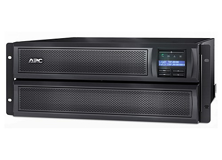APC Smart-UPS X 3000VA Rack/Tower LCD 200-240V with Network Card, 4U (2700W) – LAN AP9641