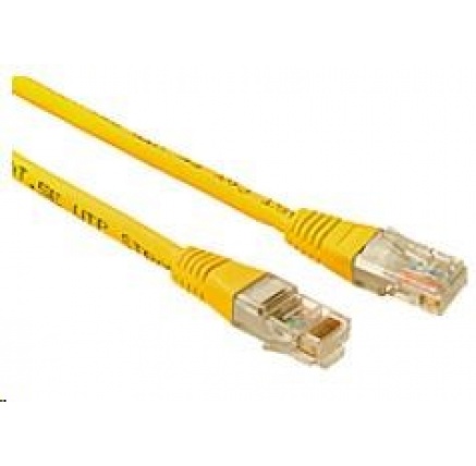 Solarix Patch kabel CAT5E UTP PVC 2m žlutý non-snag-proof C5E-155YE-2MB Solarix Patch kabel CAT5E UTP PVC 2m žlutý non-snag-proof C5E-155YE-2MB
