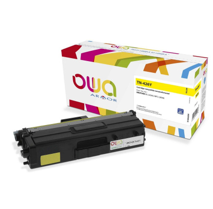 OWA Armor toner pro BROTHER HL-L 8360, 6.500 str., kom. s TN426Y žlutá/yellow OWA Armor toner pro BROTHER HL-L 8360, 6.500 str., kom. s TN426Y žlutá/yellow
