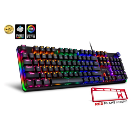 CONNECT IT Herní klávesnice NEO2 + Black, mechanická, USB, ARGB, CZ+SK, černá
