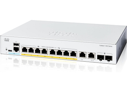 BAZAR - Cisco Catalyst switch C1300-8P-E-2G (8xGbE,2xGbE/SFP combo,8xPoE+,60W,fanless) - REFRESH - rozbaleno