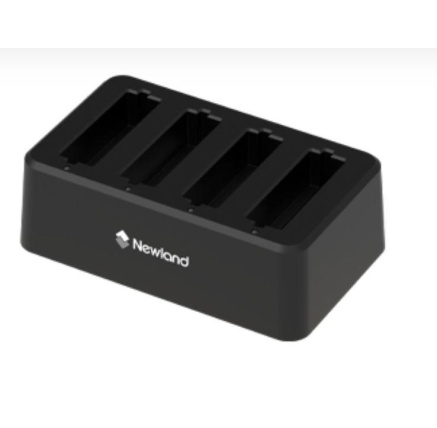 Newland 4-slot battery charger for MT90 series, includes adapter with UK and EU power plug Newland 4-slot battery charger for MT90 series, includes adapter with UK and EU power plug