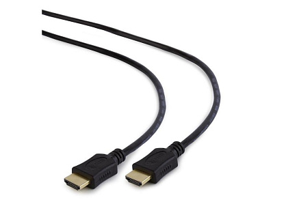 GEMBIRD Kabel HDMI-HDMI 3m, 1.4, M/M stíněný, zlacené kontakty, CCS, ethernet, černý GEMBIRD Kabel HDMI-HDMI 3m, 1.4, M/M stíněný, zlacené kontakty, CCS, ethernet, černý