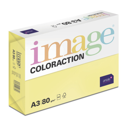 Antalis Papír Image Coloraction Canary - středně žlutá (CY39) A3 (80g/500ks) Antalis Papír Image Coloraction Canary - středně žlutá (CY39) A3 (80g/500ks)