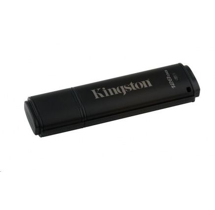 Kingston Flash Disk 128GB DataTraveler 4000 G2DM (USB 3.0, 256-bit šifrování AES)