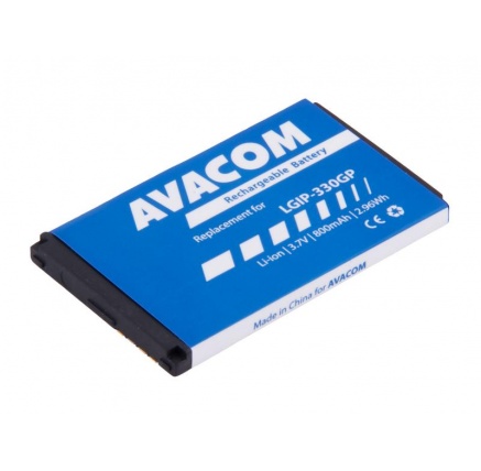 AVACOM baterie do mobilu LG KF300 Li-Ion 3,7V 800mAh (náhrada LGIP-330GP) AVACOM baterie do mobilu LG KF300 Li-Ion 3,7V 800mAh (náhrada LGIP-330GP)