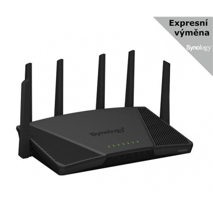 Synology RT6600ax MESH WiFi6 router (AX6000,2,4GHz/5GHz,3xGbELAN,1x2,5GbELAN,1xGbEWAN,1xUSB3.2)