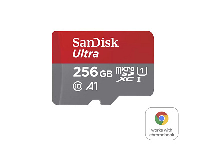 SanDisk MicroSDXC karta 256GB Ultra pro Chromebook (R:160/W:260 MB/s, UHS I, C10, A1) SanDisk MicroSDXC karta 256GB Ultra pro Chromebook (R:160/W:260 MB/s, UHS I, C10, A1)