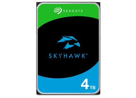 SEAGATE HDD 4TB SKYHAWK (SURVEILLANCE), 3.5", SATAIII, 5400 RPM, Cache 256MB, CMR
