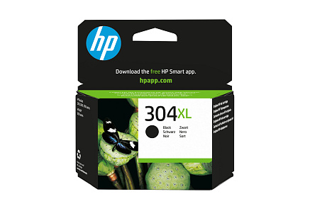 HP 304XL Black Ink Cartridge (300 pages)