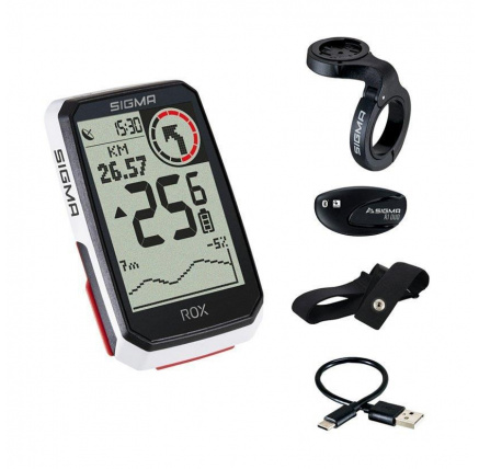 Sigma ROX 4.0 HR SET - bílý