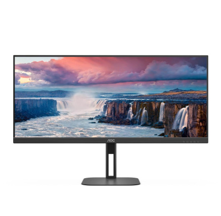 AOC MT VA LCD WLED 34" U34V5C/BK - VA panel, 3440x1440, HDMI, DP, USB, USB-C, nast vyska, repro AOC MT VA LCD WLED 34" U34V5C/BK - VA panel, 3440x1440, HDMI, DP, USB, USB-C, nast vyska, repro