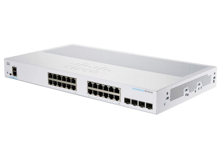 Cisco switch CBS250-24T-4X (24xGbE,4xSFP+,fanless) - REFRESH