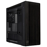 BAZAR - ASUS case PROART PA602 WOOD TG PWM BLACK, Mid Tower, průhledná bočnice, černá - Poškozený obal (Komplet)