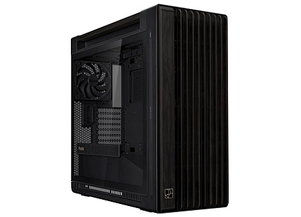 BAZAR - ASUS case PROART PA602 WOOD TG PWM BLACK, Mid Tower, průhledná bočnice, černá - Poškozený obal (Komplet)