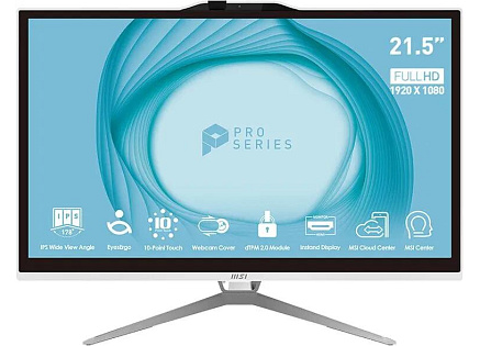 MSI PC AiO PRO AP222T,i3-13100,21.5" FHD,8GB,512GB SSD,UHD 730,No OS,White