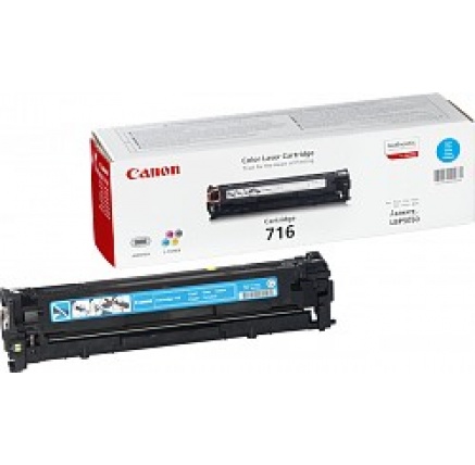 Canon TONER CRG-716C azurový, pro LBP5050, LBP5050N, LBP5360, MF-8030Cn, MF-8040Cn, MF-8050Cn, MF-8080Cw (1500 str.) Canon TONER CRG-716C azurový, pro LBP5050, LBP5050N, LBP5360, MF-8030Cn, MF-8040Cn, MF-8050Cn, MF-8080Cw (1500 str.)