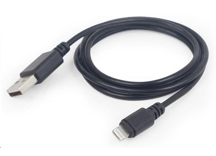 GEMBIRD USB 2.0 Lightning (IP5 a vyšší) nabíjecí a synchronizační kabel, 2m, černý GEMBIRD USB 2.0 Lightning (IP5 a vyšší) nabíjecí a synchronizační kabel, 2m, černý