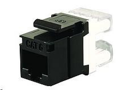 Solarix Zařezávací keystone CAT6 UTP RJ45 černý SXKJ-6-UTP-BK Solarix Zařezávací keystone CAT6 UTP RJ45 černý SXKJ-6-UTP-BK