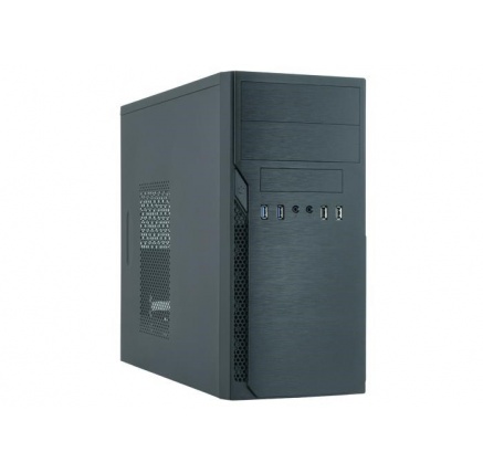 CHIEFTEC skříň Elox Series / Minitower, HO-12B-OP, Black, bez zdroje