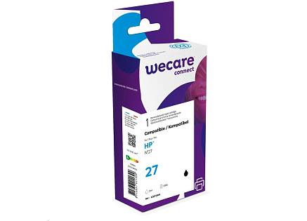 WECARE ARMOR cartridge pro HP DJ 3325/3420/3550/3650/3745/PSC 1215/1315/OfficeJet 4255  Black (C8727AE) 21ml, 495 str