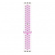 RhinoTech sportovní řemínek pro Apple Watch 42 / 44mm Bílo-fialová