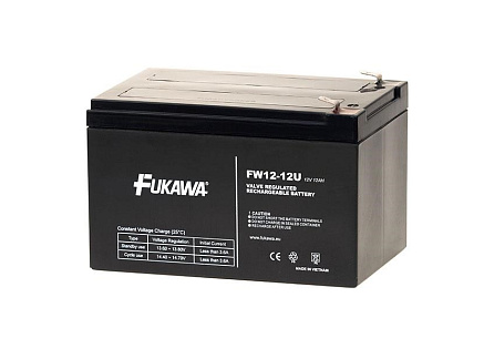 Baterie - FUKAWA FW 12-12 U (12V/12Ah - Faston 250), životnost 5let