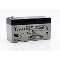 Baterie - YUVOLT Y1.2-12FR (12V; 1,2Ah; faston F1-4,7mm; životnost 3-5let)