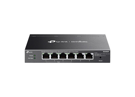 TP-Link OMADA switch ES206GP (6xGbE,4xPoE+,65W, fanless)