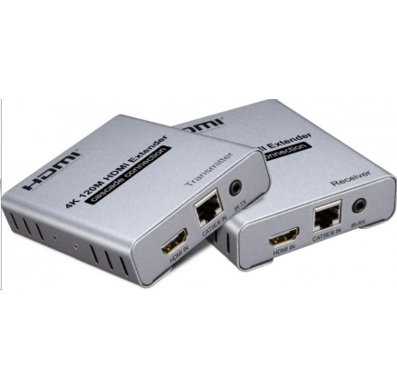 PremiumCord 4K HDMI kaskádovací extender na 120m přes Cat5/6, bez zpoždění PremiumCord 4K HDMI kaskádovací extender na 120m přes Cat5/6, bez zpoždění