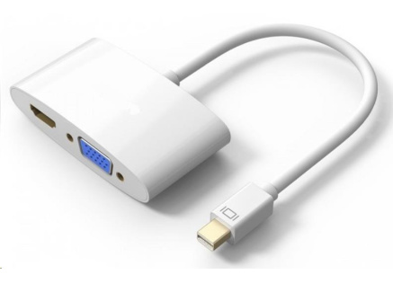 PREMIUMCORD Adaptér Mini DisplayPort - HDMI + VGA , FULL HD 1080p, 4K*2K@30Hz