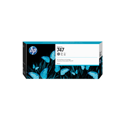 HP 747 300-ml Gray Ink Cartridge