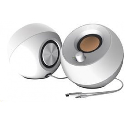 Creative repro Pebble - mobilní reproduktor - bílý