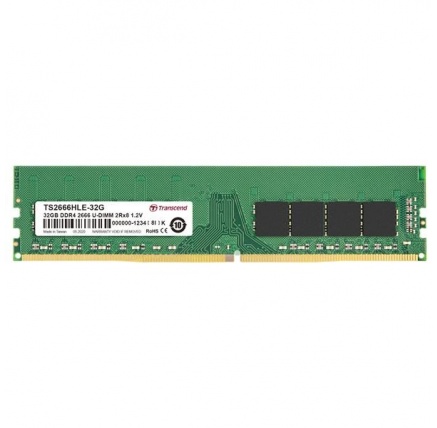 TRANSCEND DIMM DDR4 32GB 2666MHz 2Rx8 2Gx8 CL19 1.2V