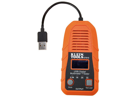 KLEIN TOOLS - USB Digitální měřič a tester, USB-A KLEIN TOOLS - USB Digitální měřič a tester, USB-A