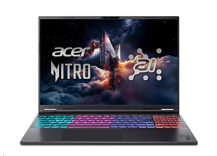 ACER NTB Nitro 16S AI (AN16S-61-R8NW),R AI 9 365,16"WQXGA,32GB,1TB SSD,RTX 5070,Linux,Black