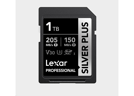 Lexar SDXC Professional SILVER Plus 1066x UHS-I/U3/A2/4K R205/W150 (V30) 1TB