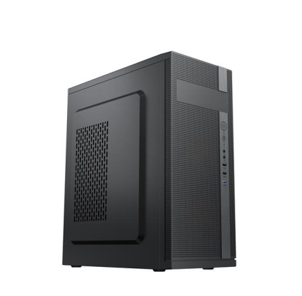 VeinX case ID02A Mid Tower, bez zdroje, 1x USB3.0, 2x USB2.0, černá