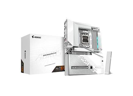 GIGABYTE MB Sc AM5 X870 AORUS STEALTH ICE, AMD X870, 4xDDR5, 1xHDMI, 2xUSB4, WiFi