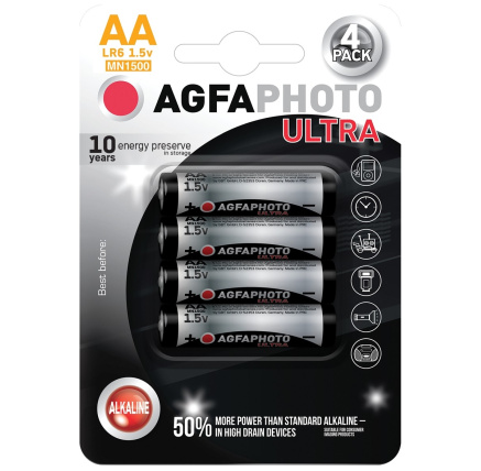 AgfaPhoto Ultra alkalická baterie LR06/AA, 4ks AgfaPhoto Ultra alkalická baterie LR06/AA, 4ks