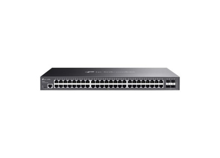 TP-Link OMADA switch SG3452 (48xGbE, 4xSFP, 2xConsole, fanless)