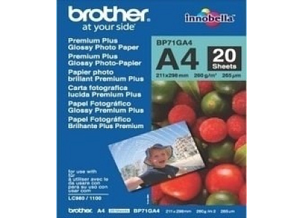 BROTHER Paper BP-71 foto lesklý A4/20ks
